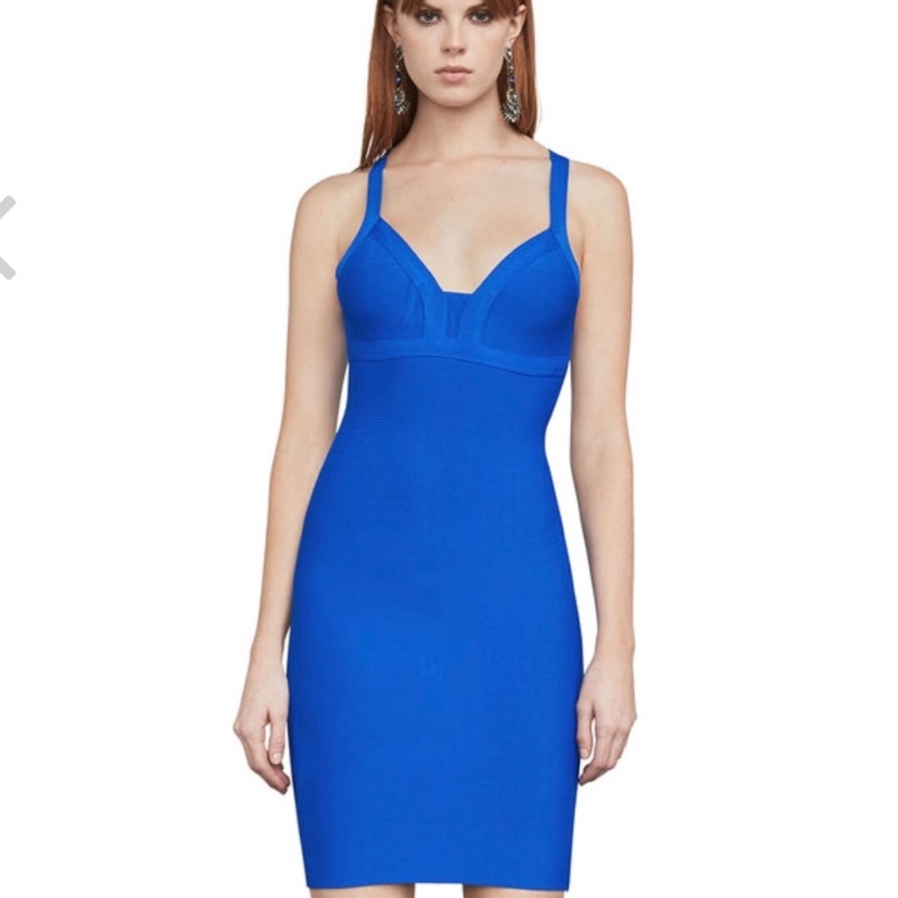 NEW/NEVER WORN BCBG Bodycon dress Electric Blu